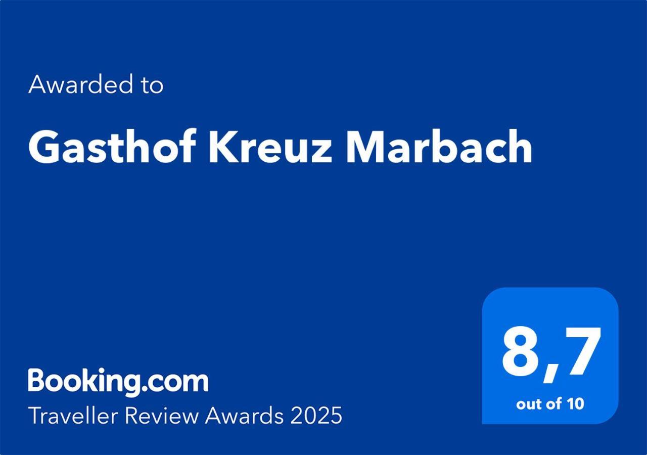 Gasthof Kreuz Marbach Dış mekan fotoğraf